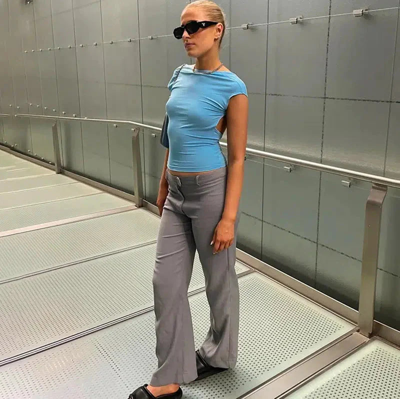 Style Core Aesthetics, New Style Trends - Backless Basic Top