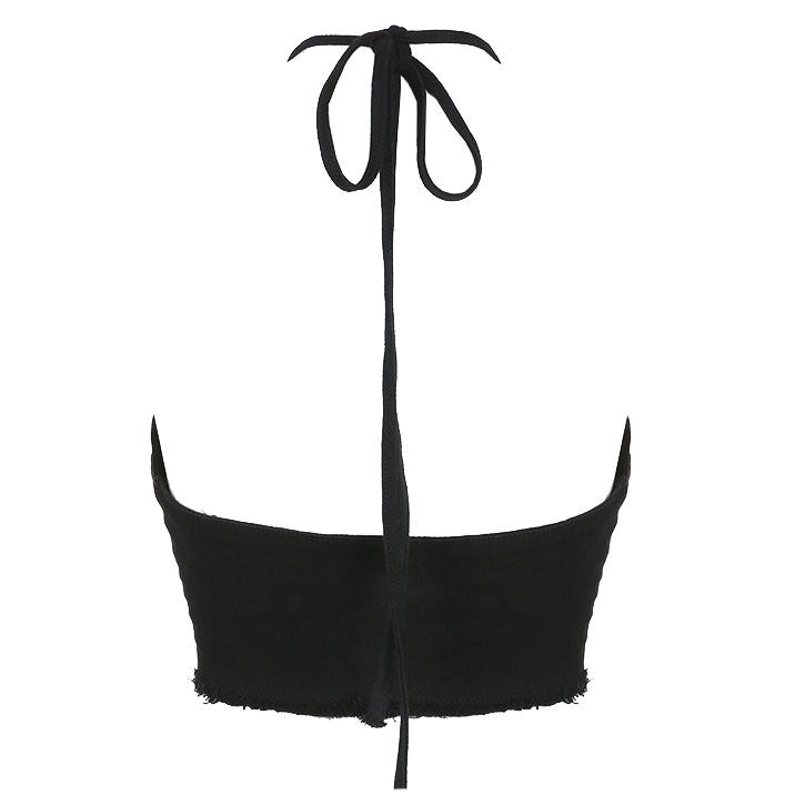 Style Core Aesthetics, New Style Trends - Bad Manners Heart Halter Top