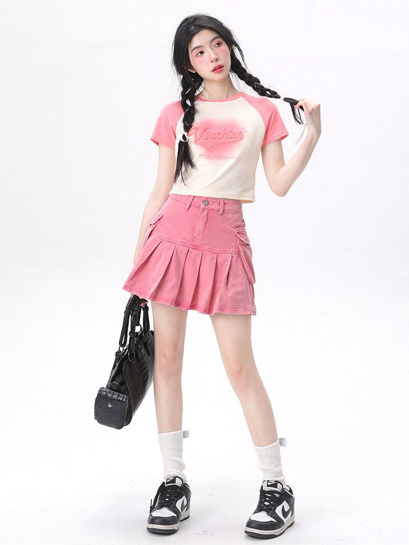 Style Core Aesthetics, New Style Trends - Barbie Cargo Mini Skirt