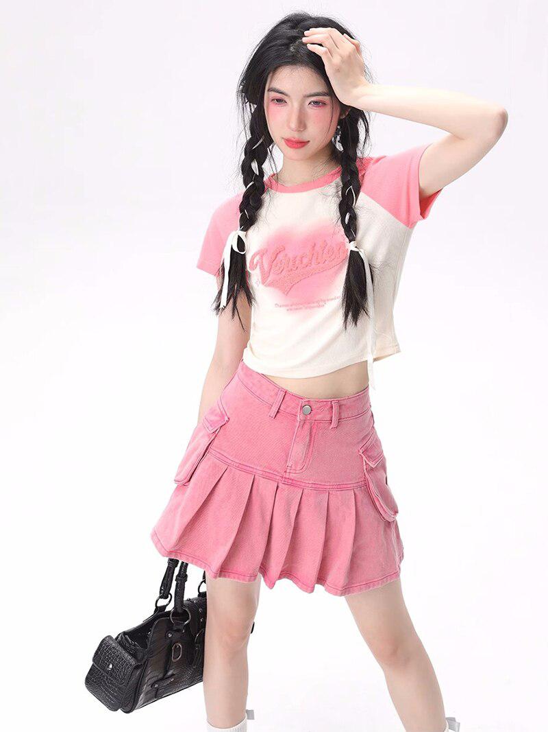 Style Core Aesthetics, New Style Trends - Barbie Cargo Mini Skirt