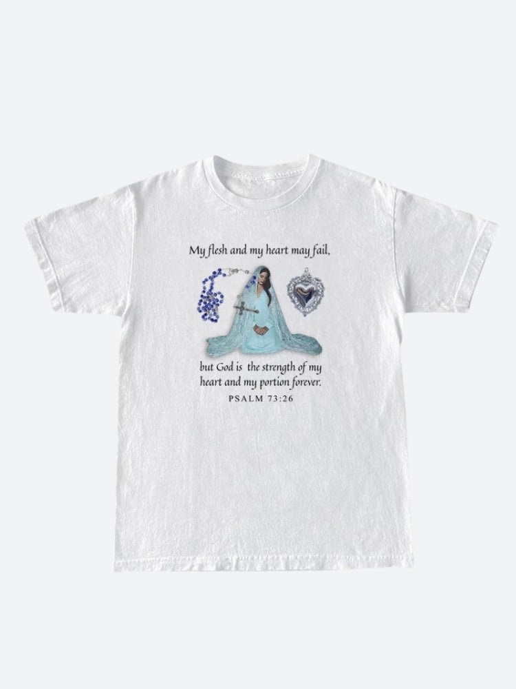 Style Core Aesthetics, New Style Trends - Bible Psalm 73:26 Tee