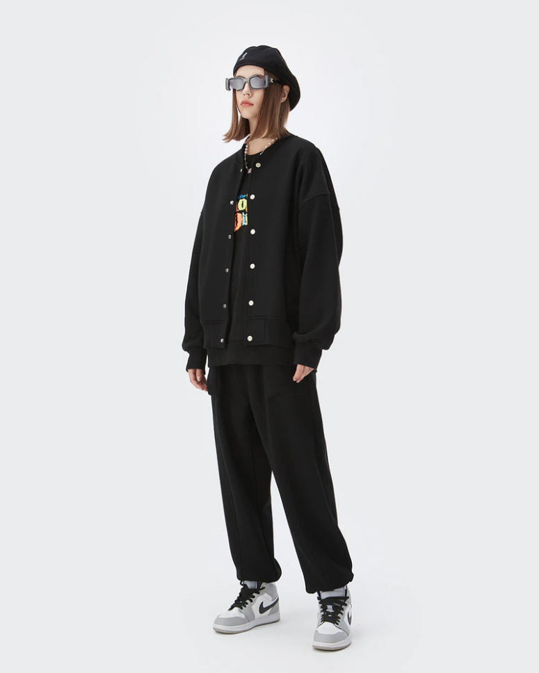 Style Core Aesthetics, New Style Trends - Blank Varsity Jacket