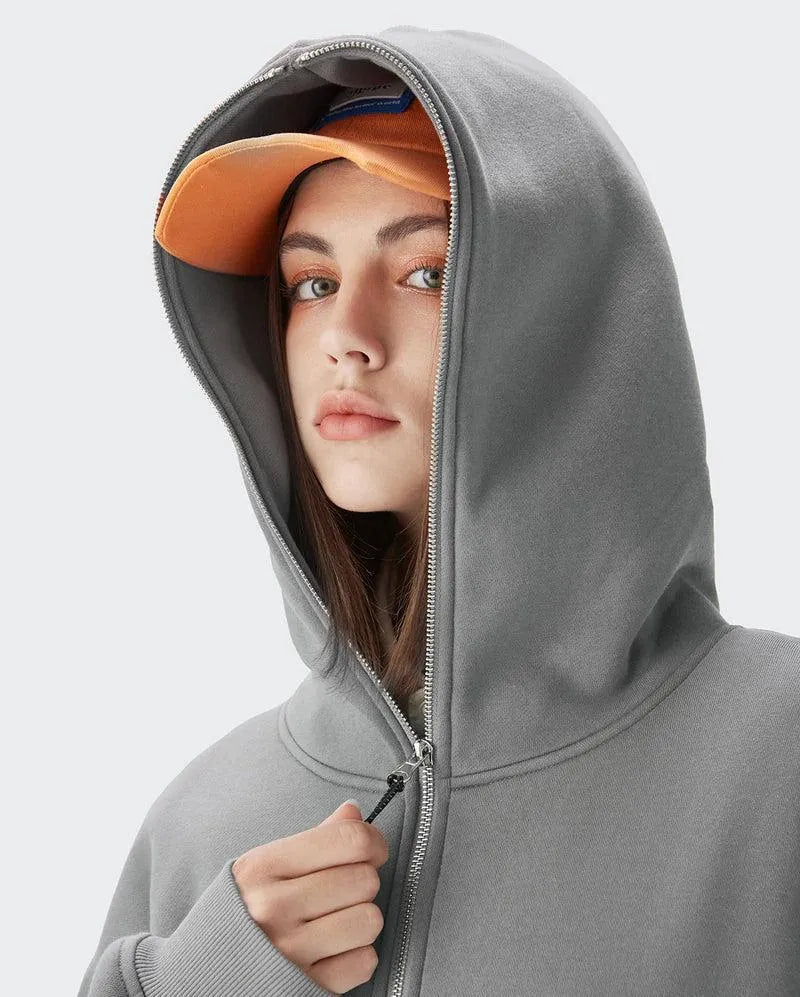 Style Core Aesthetics, New Style Trends - Blank Zip Hoodie
