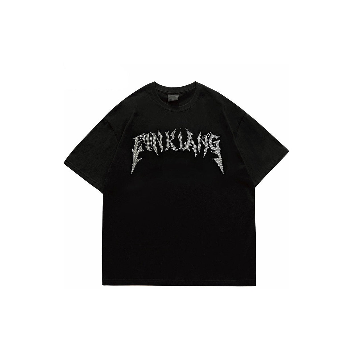 Style Core Aesthetics, New Style Trends - 'Blinged' Cotton T-Shirt