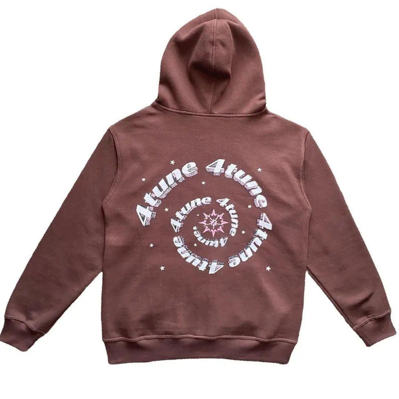Style Core Aesthetics, New Style Trends - Brown full zip hoodie