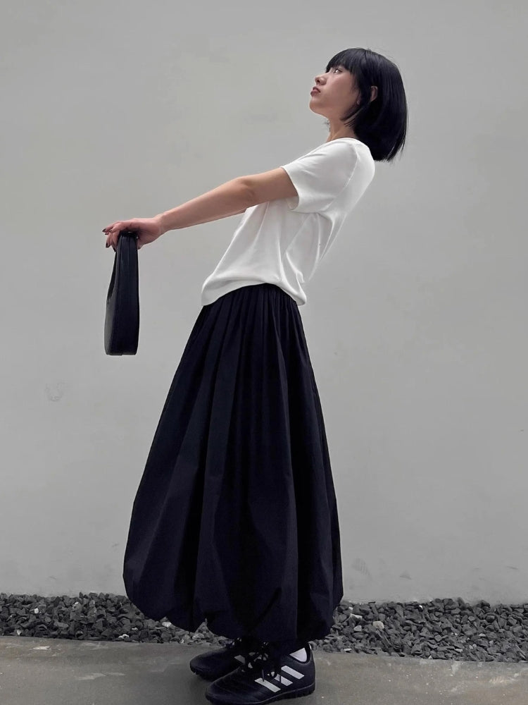 Style Core Aesthetics, New Style Trends - Bubble Midi Skirt