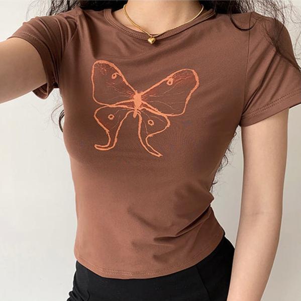 Style Core Aesthetics, New Style Trends - Butterfly Aesthetic Top