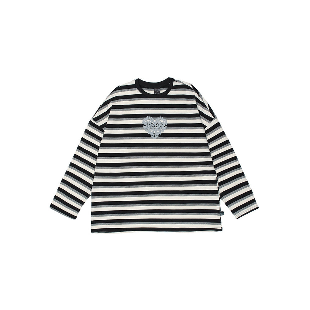 Style Core Aesthetics, New Style Trends - Butterfly Striped Long Sleeve Tee