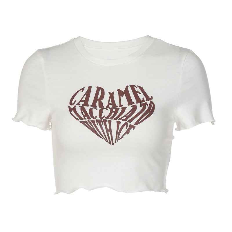 Style Core Aesthetics, New Style Trends - Caramel Macchiato Crop Top