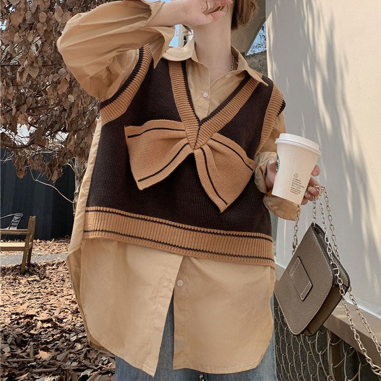 Style Core Aesthetics, New Style Trends - Chocolate Brown Aeshetic Vest