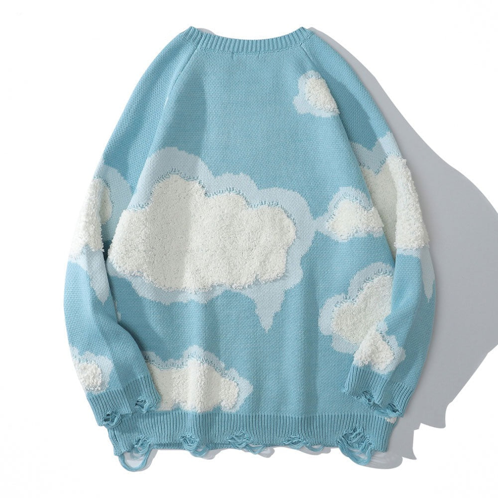 Style Core Aesthetics, New Style Trends - 'Cloudy day' Knit Sweater