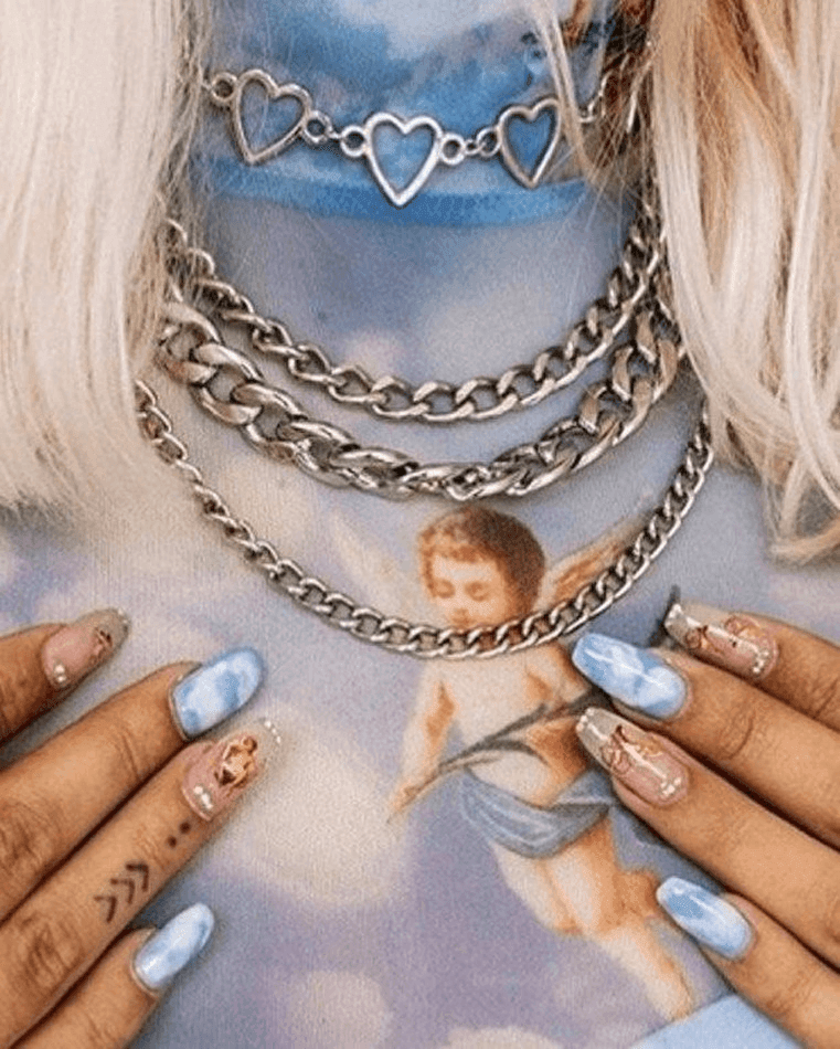 Style Core Aesthetics, New Style Trends - Collier Multicouche Coeur
