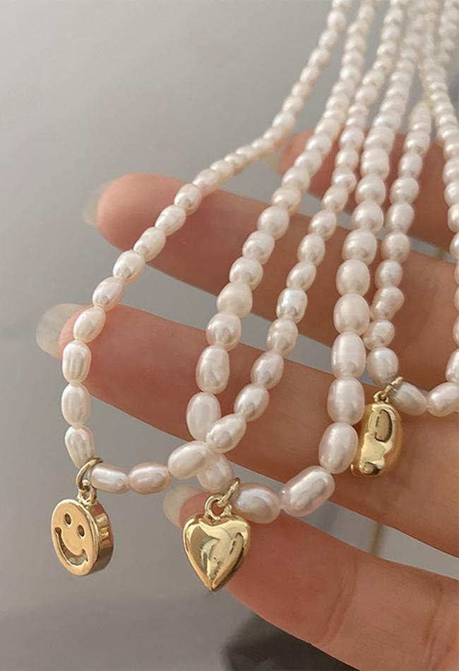 Style Core Aesthetics, New Style Trends - Collier pendentif perle élégant