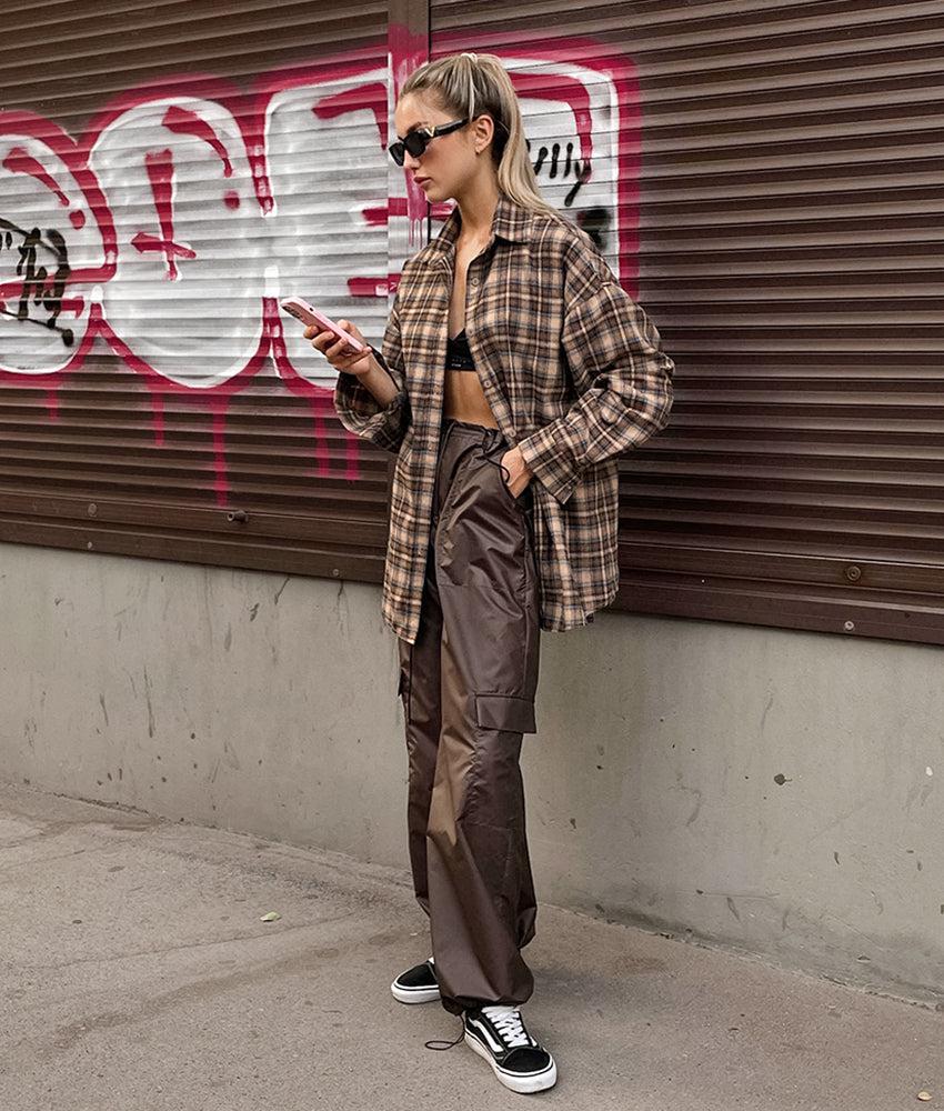 Style Core Aesthetics, New Style Trends - Dark Academia Plaid Shirt