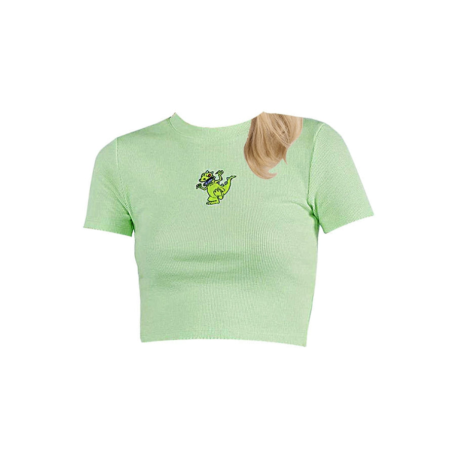 Style Core Aesthetics, New Style Trends - Dino Ribbed Tee