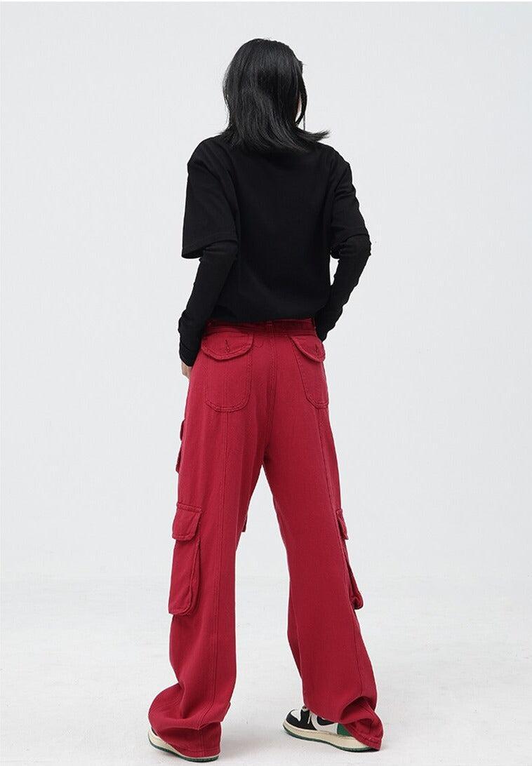 Style Core Aesthetics, New Style Trends - Drawstring Belt Cargo Pants