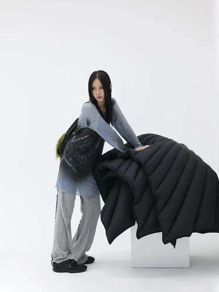 Style Core Aesthetics, New Style Trends - Extra Long Mesh Top