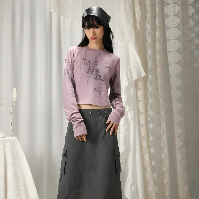 Style Core Aesthetics, New Style Trends - Fairy Grunge Sigilism Top