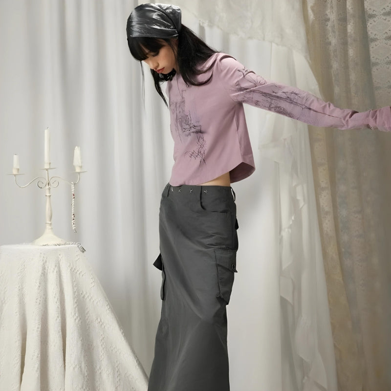 Style Core Aesthetics, New Style Trends - Fairy Grunge Sigilism Top