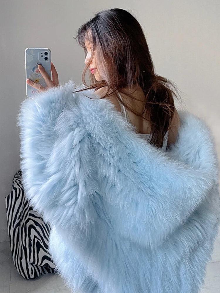 Style Core Aesthetics, New Style Trends - Faux Fur Hooded Jacket