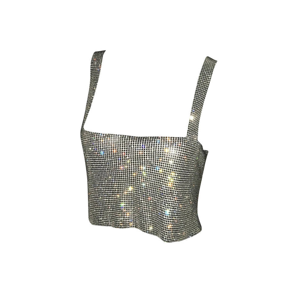 Style Core Aesthetics, New Style Trends - Feelin' So Icy Rhinestone Top