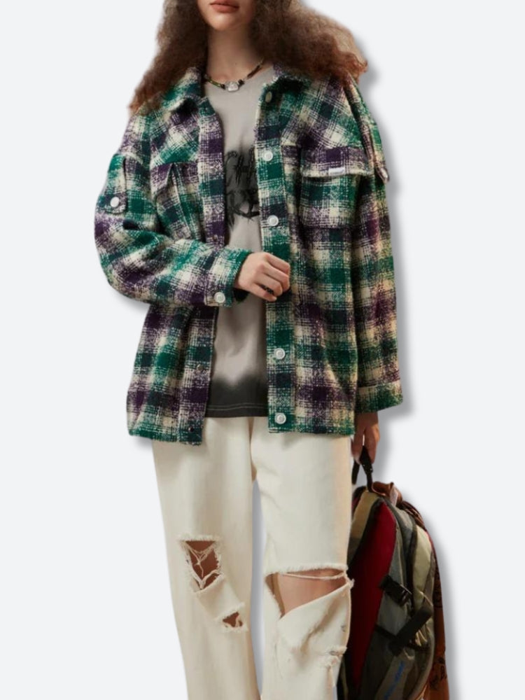 Style Core Aesthetics, New Style Trends - Flannel Shirt Jacket