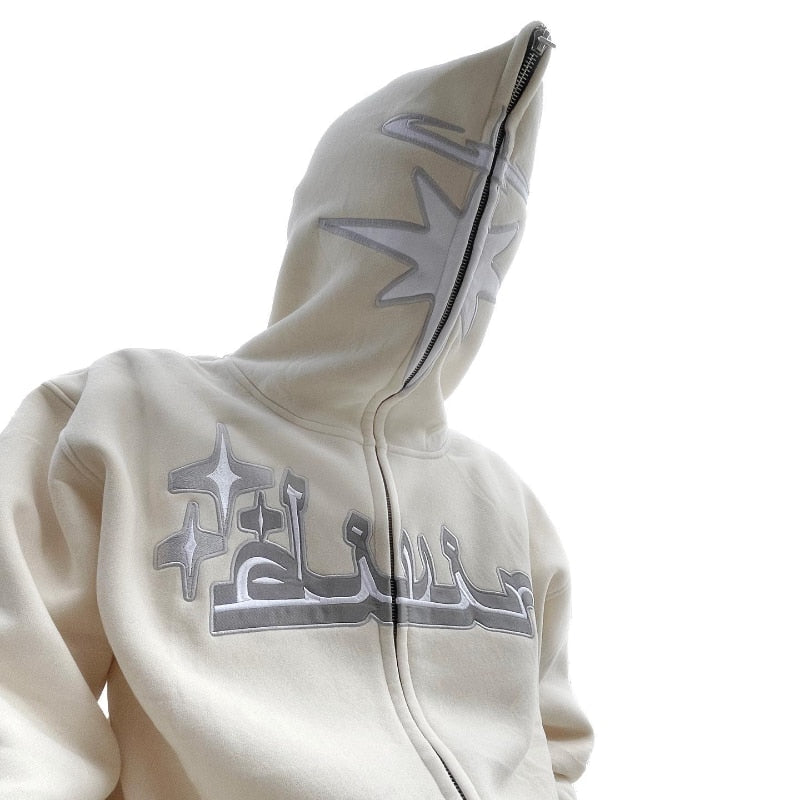 Style Core Aesthetics, New Style Trends - Full zip blanc