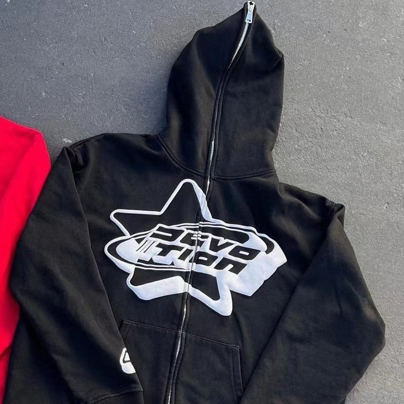 Style Core Aesthetics, New Style Trends - Full zip noir