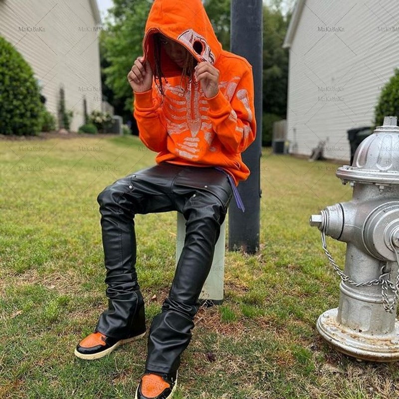 Style Core Aesthetics, New Style Trends - Full zip orange