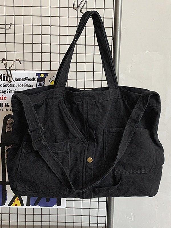 Style Core Aesthetics, New Style Trends - Grand sac à bandoulière Vintage Wash