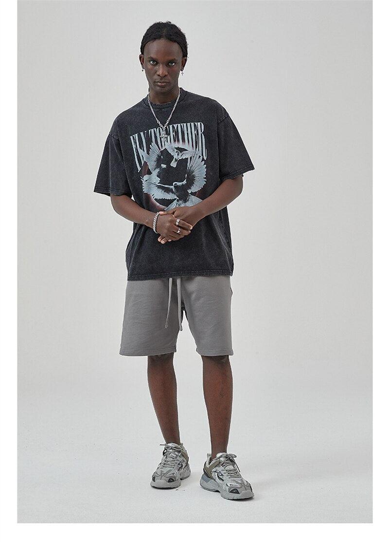 Style Core Aesthetics, New Style Trends - Grunge Fly Together Tee