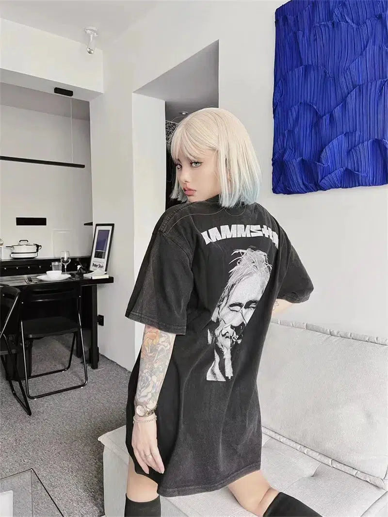 Style Core Aesthetics, New Style Trends - Grunge Rammstein Tee