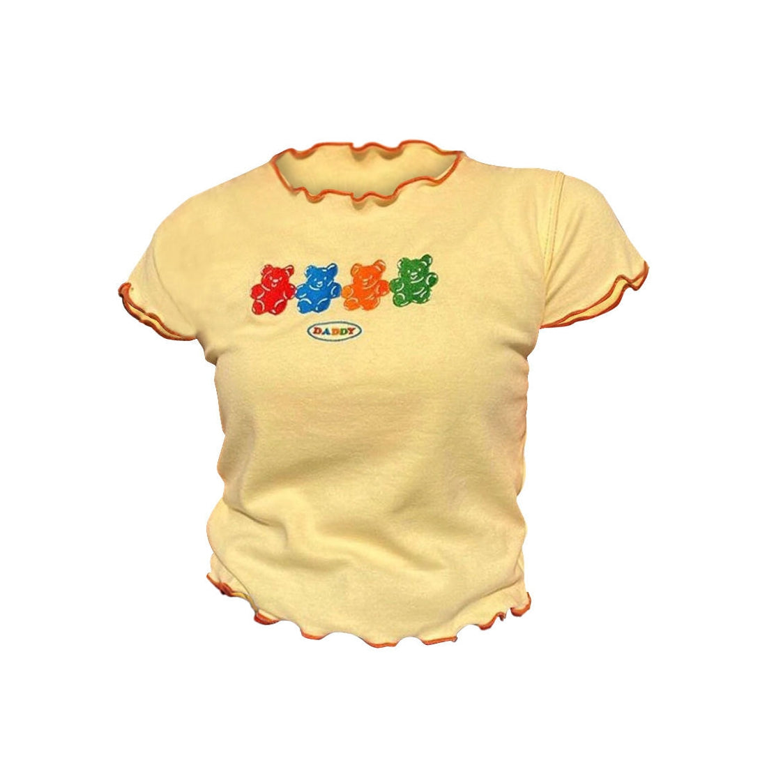 Style Core Aesthetics, New Style Trends - Gummy Bear Cropped Tee