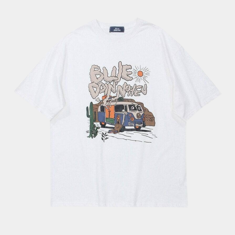 Style Core Aesthetics, New Style Trends - 'Happy camper' T shirt