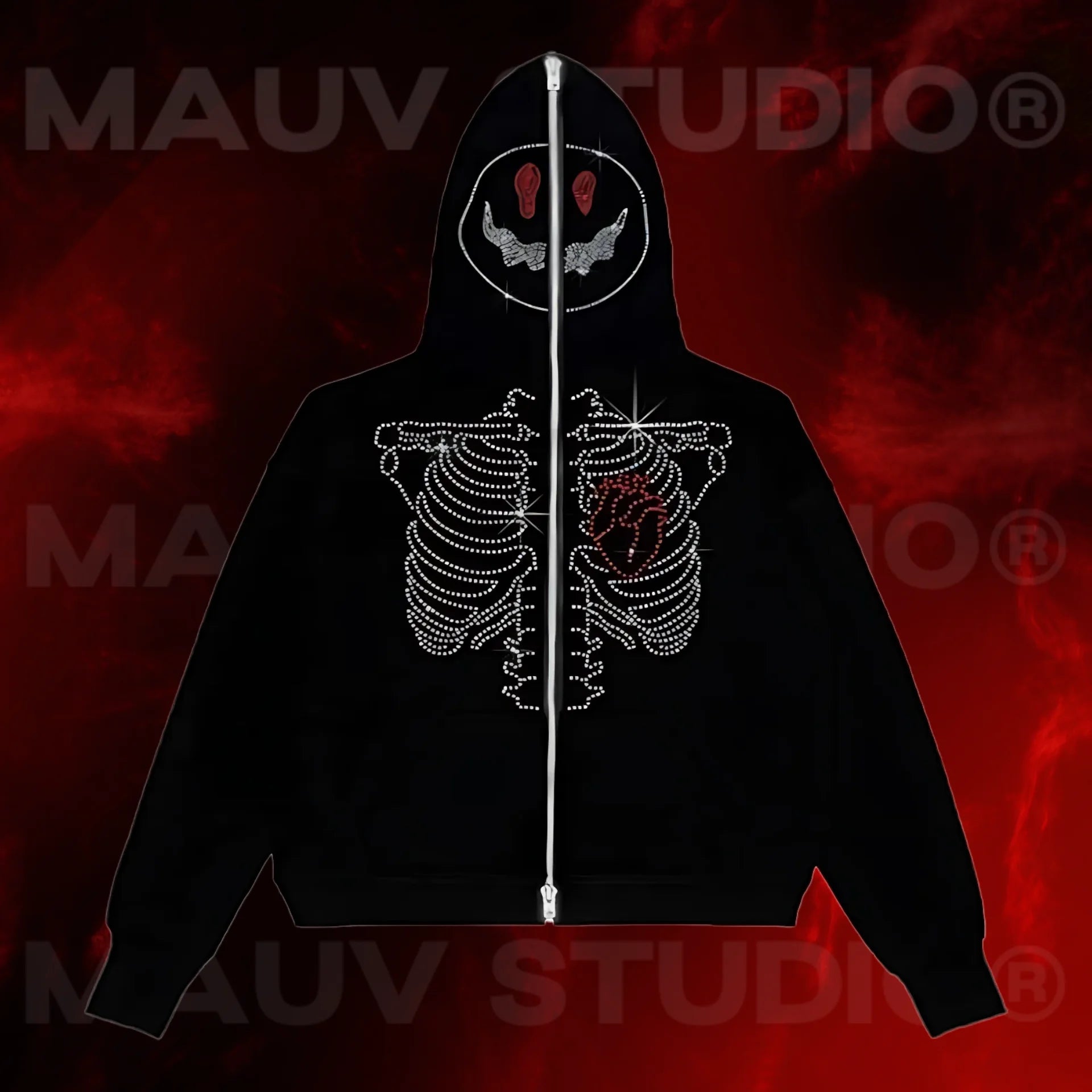 Style Core Aesthetics, New Style Trends - Hoodie Phantom Heart