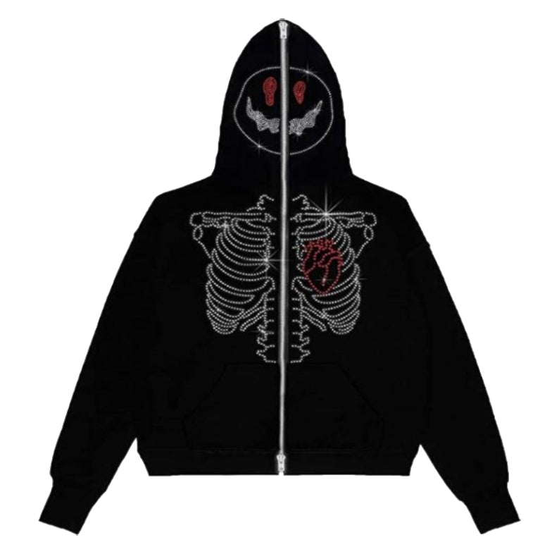 Style Core Aesthetics, New Style Trends - Hoodie Phantom Heart