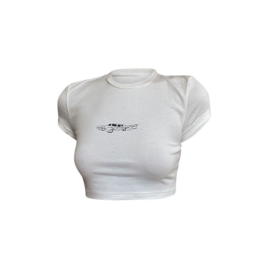 Style Core Aesthetics, New Style Trends - Hot Wheels Crop Top