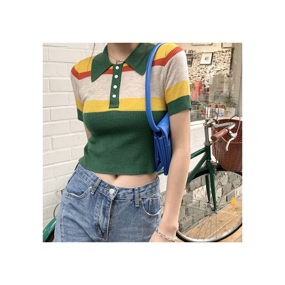 Style Core Aesthetics, New Style Trends - Indie Aesthetic Ribbed Crop Top