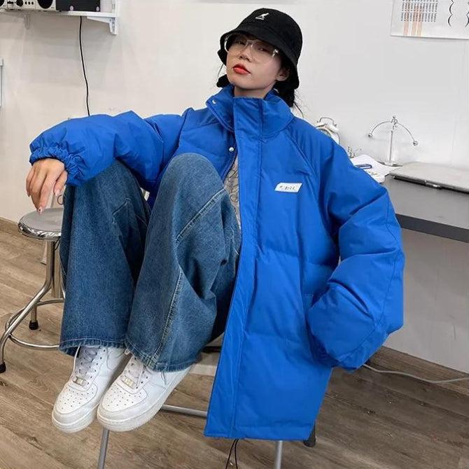 Style Core Aesthetics, New Style Trends - Indie High Neck Puffer Jacket