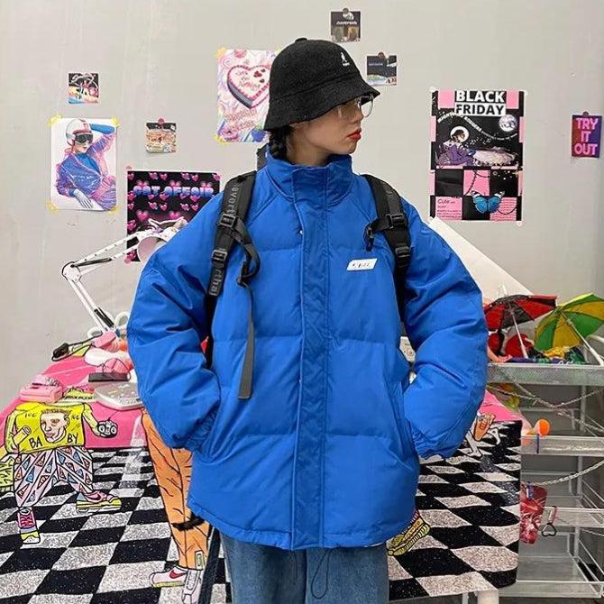 Style Core Aesthetics, New Style Trends - Indie High Neck Puffer Jacket