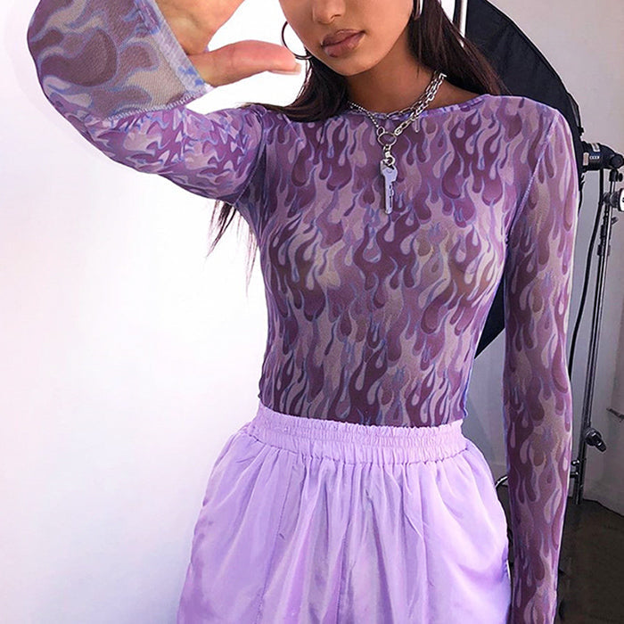 Style Core Aesthetics, New Style Trends - Itz No Big Deal Mesh Top