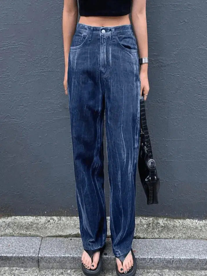 Style Core Aesthetics, New Style Trends - Jean boyfriend vintage tie-dye