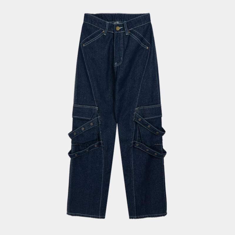 Style Core Aesthetics, New Style Trends - Jean cargo homme coupe ample