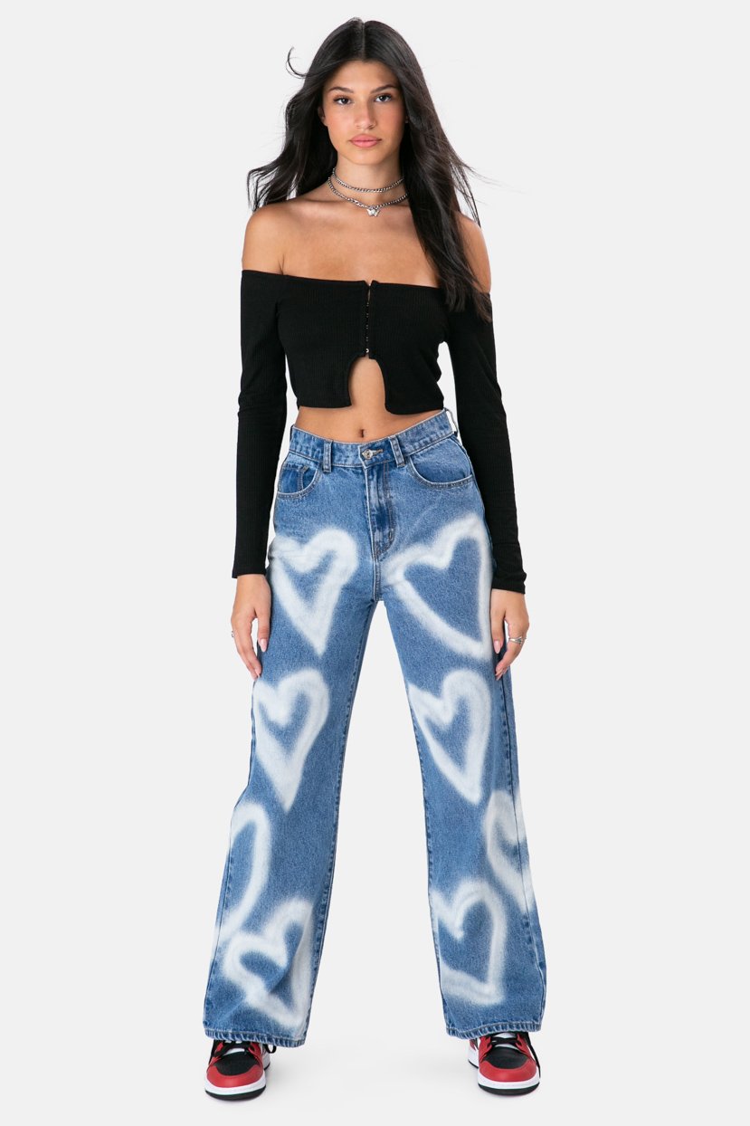Style Core Aesthetics, New Style Trends - Jean taille haute 'Mara' 2 coloris