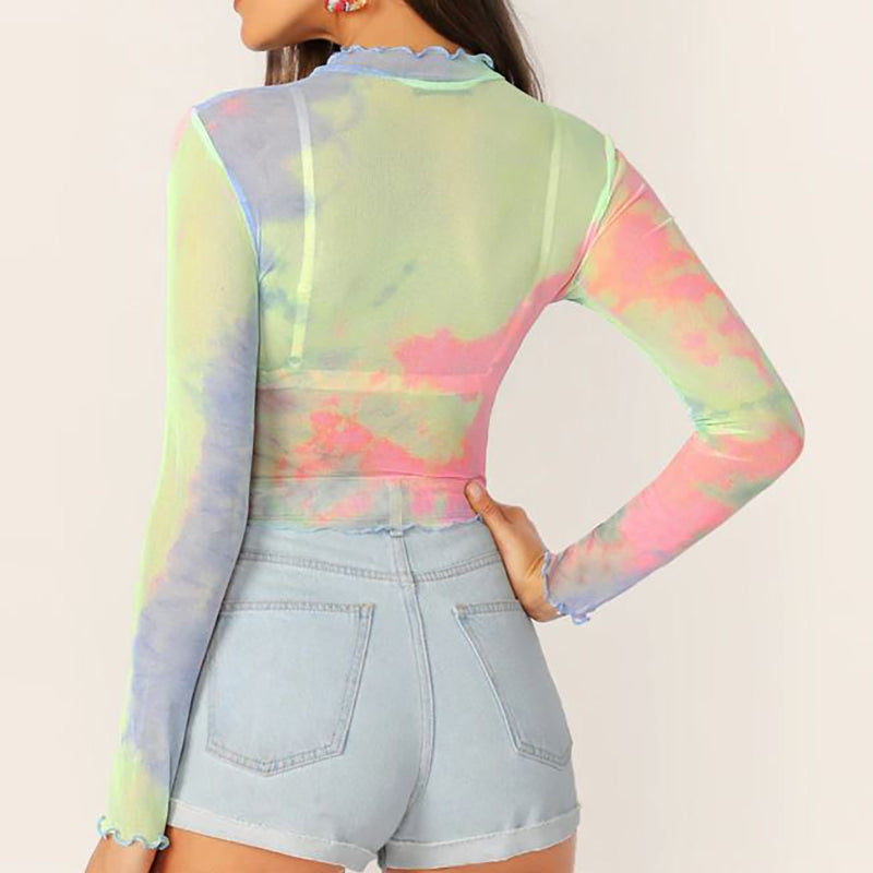 Style Core Aesthetics, New Style Trends - Lollipop Mesh Top