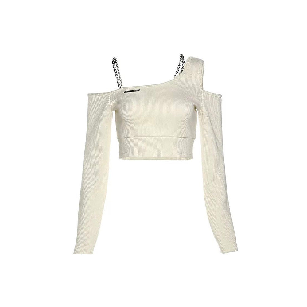 Style Core Aesthetics, New Style Trends - Long Sleeve Chain Top