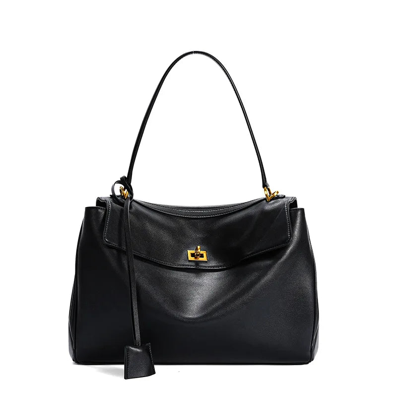 Style Core Aesthetics, New Style Trends - Léonie | Sac à Main en Cuir Lisse