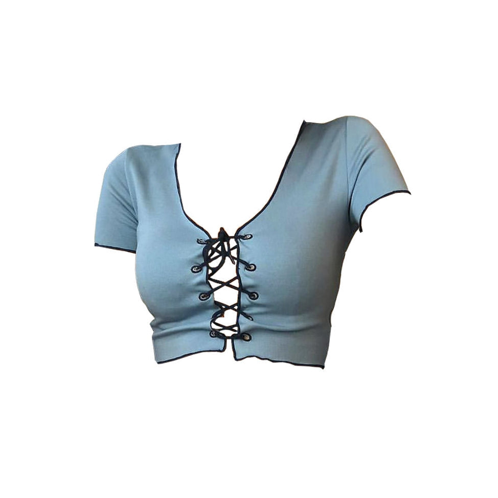 Style Core Aesthetics, New Style Trends - Love Affair Cropped Tee