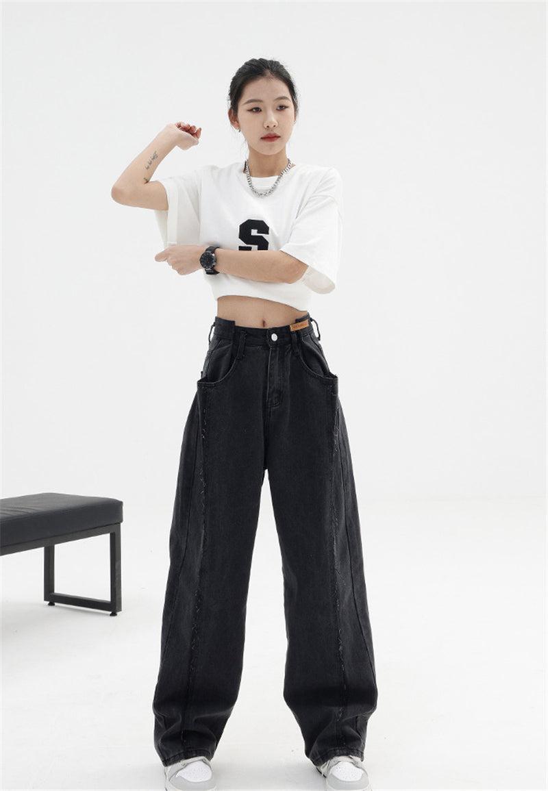 Style Core Aesthetics, New Style Trends - Low Rise Wide Leg Baggy Jeans