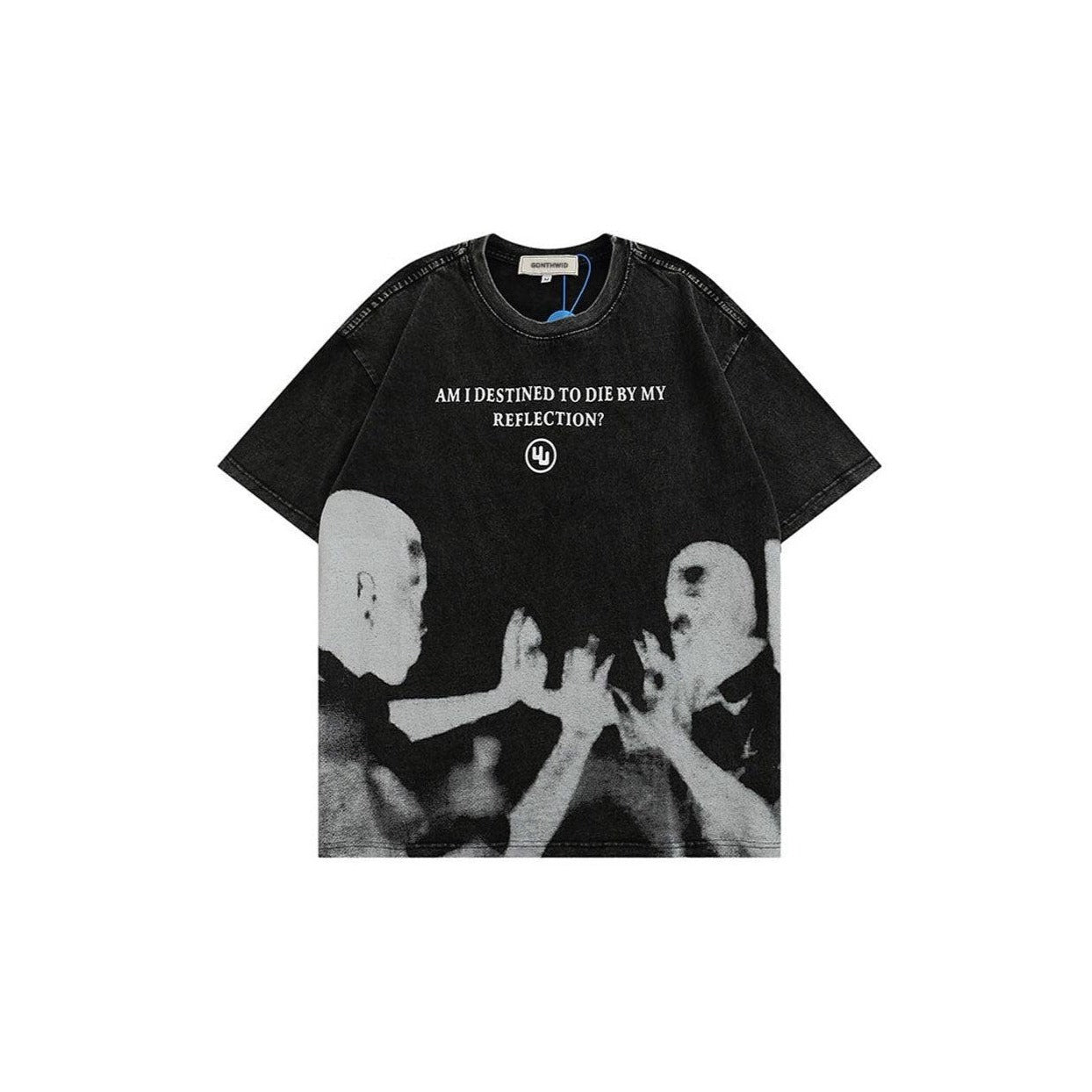 Style Core Aesthetics, New Style Trends - 'Mirror' Cotton T-Shirt